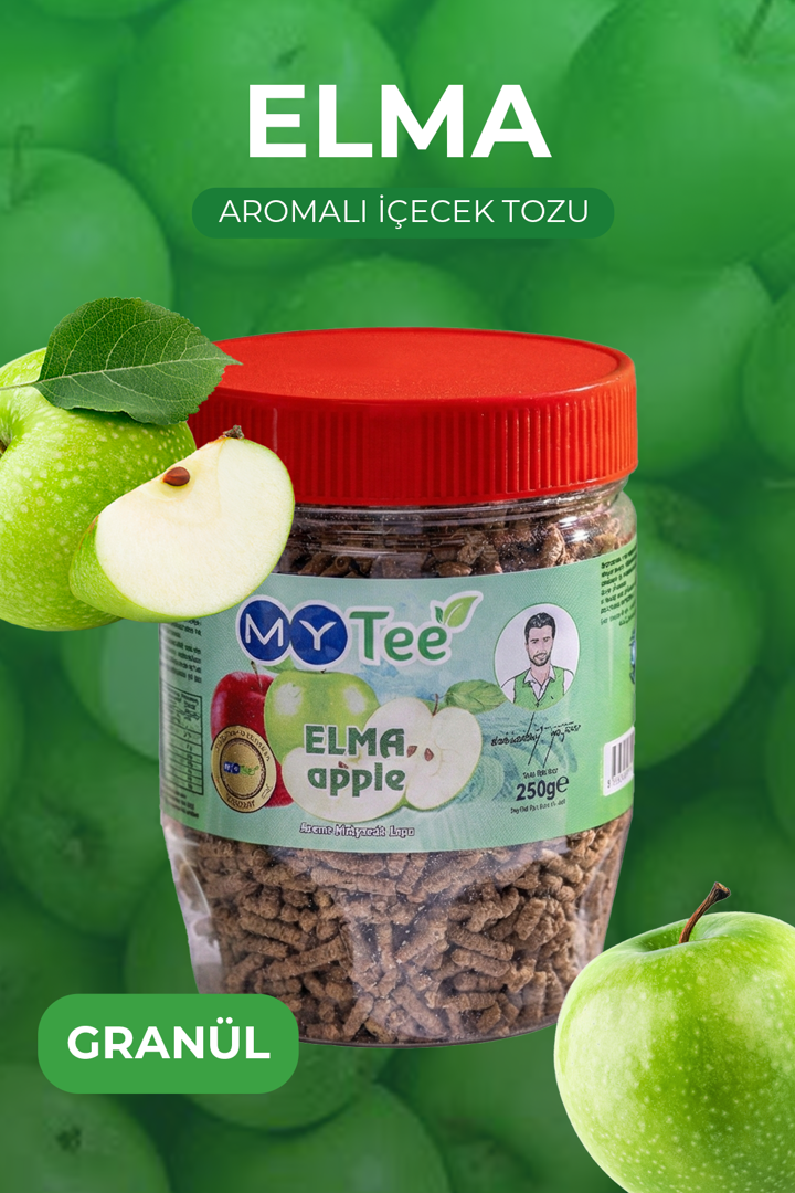 MyTee Elma Aromalı Granül İçecek Tozu 250gr resmi