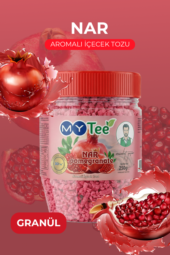MyTee Nar Aromalı Granül İçecek Tozu 250gr resmi