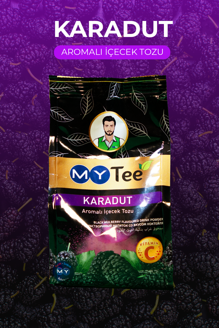 MyTee Karadut Aromalı İçecek Tozu 300g resmi
